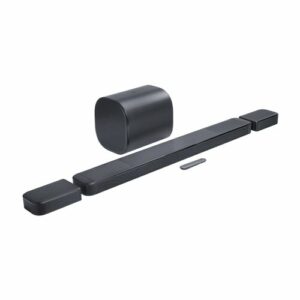 Home jbl bar 1300 m2, barre de son a 11.1.4 canaux avec haut parleurs surround detachables, dolby