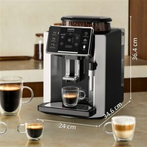 Home expresso avec broyeur krups sensation ea910e10 gris