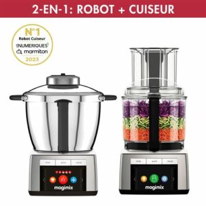Home magimix cook expert robot cuiseur 3.5 litres 900 watt chrome mat avec balance de cuisine
