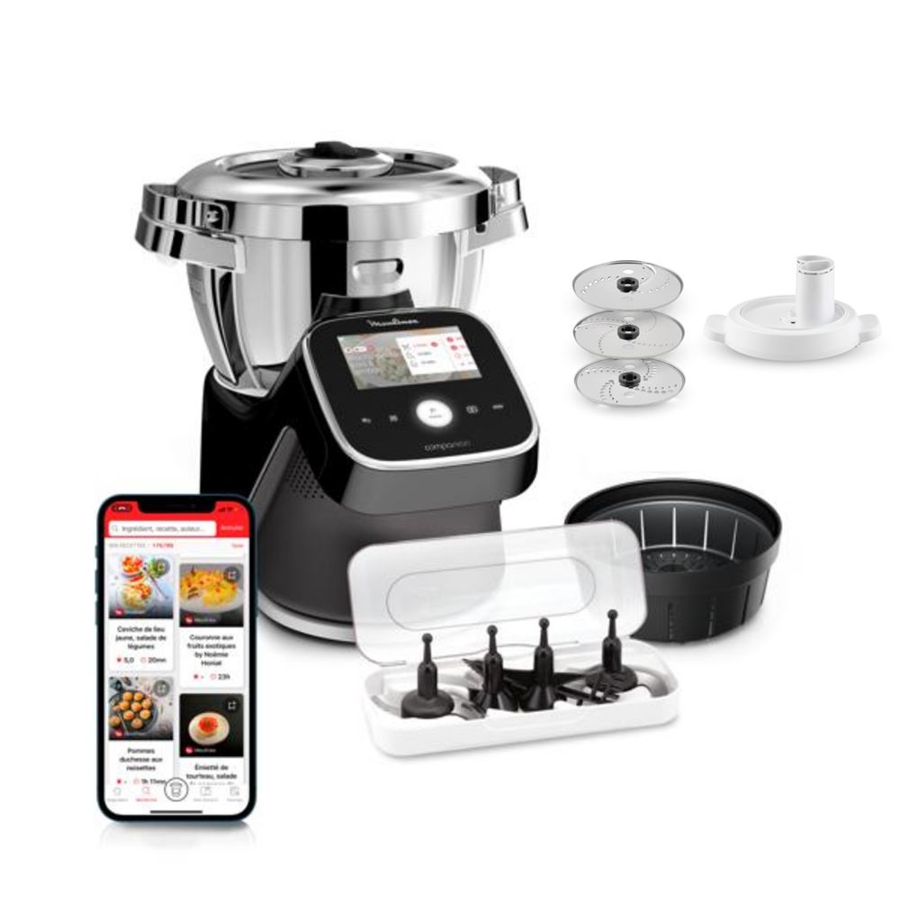 robot cuiseur moulinex i companion touch pro xl hf93d810 1550 w noir robot cuiseur moulinex i companion touch pro xl hf93d810 1550 w noir
